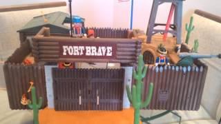 Playmobil 5245 Fort Brave Nordiste – Complet, Vintage, Bon état