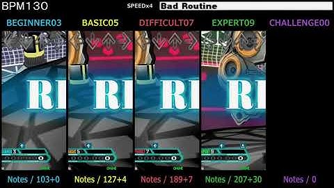 DDR / Bad Routine - SINGLE (DanceDanceRevolution SuperNOVA)