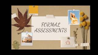FORMAL ASSESSMENTS TTL2