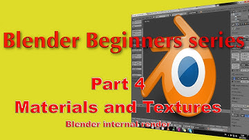Blender 3D Beginners series-part 4 texturing