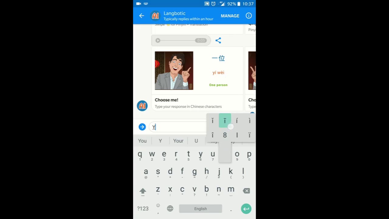 Langbotic chatbot in Node JS and Dialogflow