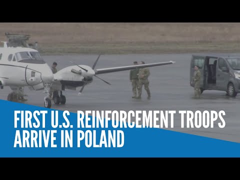 First US reinforcement troops arrive in Poland