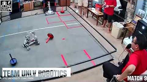 Remote Match 9 ULTIMATE GOAL FTC University Challenge Team UNLV Robotics