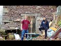 Couple restoring an OLD BARN in the FOREST // Happy new year!