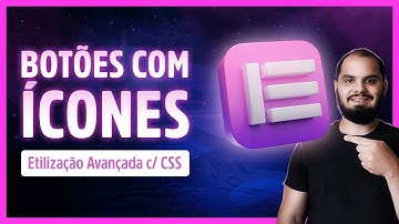 🔴 BOTÕES com ÍCONES no ELEMENTOR - COMO REALIZAR EDIÇÕES AVANÇADAS NO ÍCONE DOS BOTÕES usando CSS