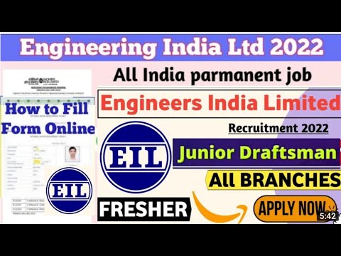 EIL Junior Draftsman Ka Form Kaise Fill Kre | How To Fill Online Form Of EIL | Salary 7 lakhs