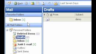 Microsoft Office Outlook 2003 Open an item Profile