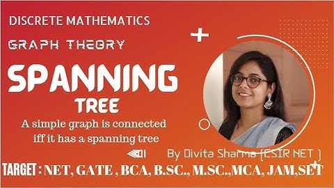 SPANNING TREE|Theorem #graphtheory #discretemathematics #divita #engineeringmatematics #mca