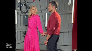 Kelly and Mark Spent All Day Filming the New Show Open