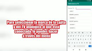 Control remoto para cajitas de TV y televisores híbridos en Cuba screenshot 5
