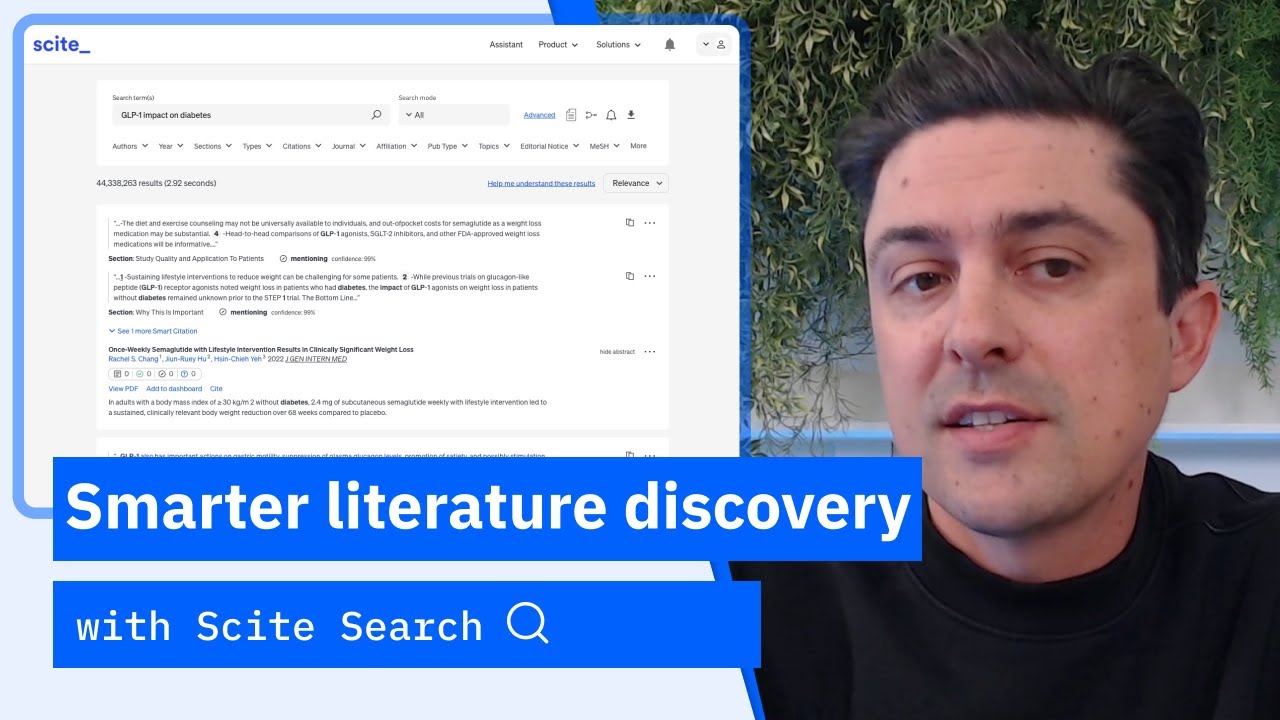 Scite Search – a smarter way to find and verify scholarly research