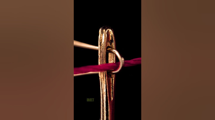 Threading the Needle Close-Up | Some of sounds in this video created by @OddioStudio  Him!