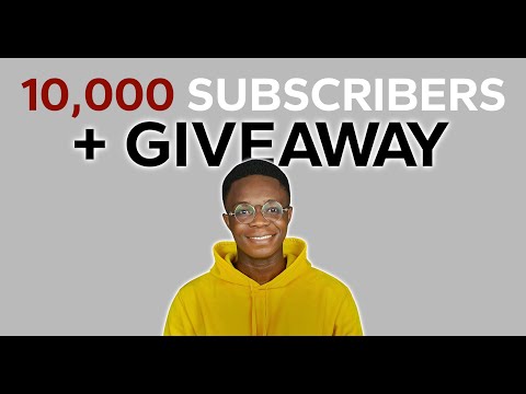 10,000 Subscribers🥳 + GIVEAWAY