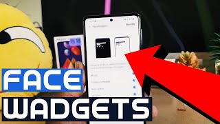 How to customize Face Widgets on lock screen Samsung Galaxy M31s screenshot 3