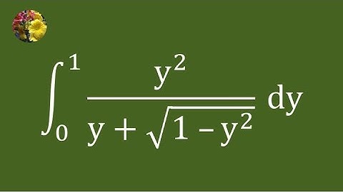2nd method to evaluate the definite integral using basic techniques (Mis-332A)