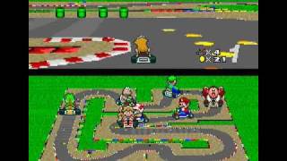 SNES Longplay [110] Super Mario Kart