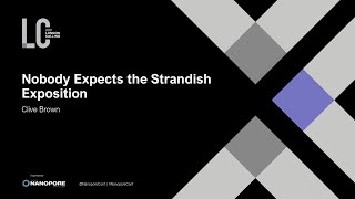 Clive Brown - Nobody Expects the Strandish Exposition