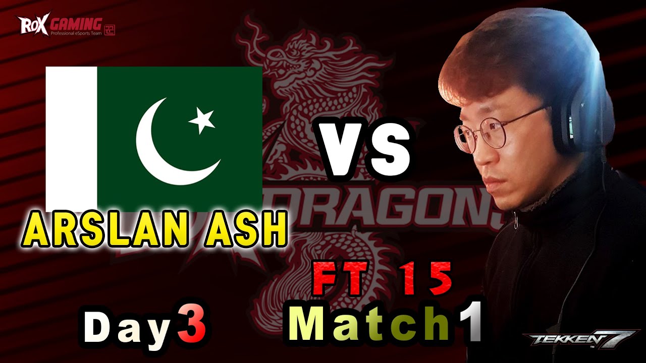 [Tekken7]KNEE vs ARSLAN ASH (Pakistan) Day3 Match1, 20191130