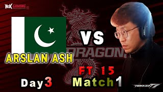 [Tekken7]KNEE vs ARSLAN ASH (Pakistan) Day3 Match1, 20191130