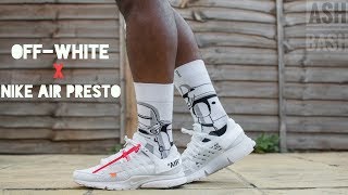 white off white presto on feet