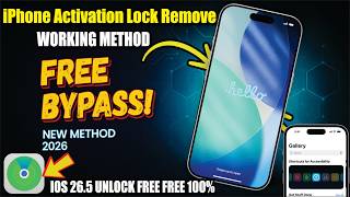 iPhone Activation Lock Removal FREE (2026) | New Method for Locked iPhones