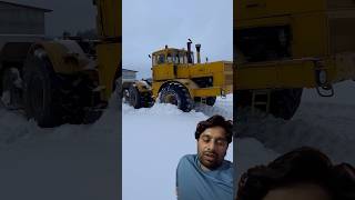 Big truck bhi nhi nikal paya turale ko #dangerous #trucking #truck #truckdriver #snow #snowfall