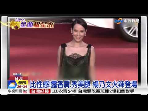 五月天紅毯壓軸 容祖兒.楊乃文透視裝亮相│中視新聞 20170624