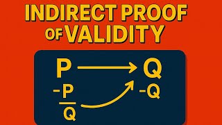 Indirect proof of validity || Logic || DU || Solved Exercise