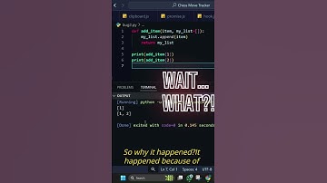 Bugs in default argument python bug day9/day100 #coding #100daysofcode #python#challenge#tips