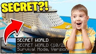 Minecraft: I FOUND MY LITTLE BROTHERS SECRET WORLD(Ps3\/Xbox360\/PS4\/XboxOne\/PE\/MCPE)