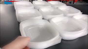 DABA automatic 3 stations plastic vacuum forming machine