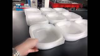 DABA automatic 3 stations plastic vacuum forming machine