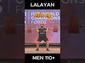 MEN 110 LALAYAN VARAZDAT 461kg TOTAL 211 250 WWC 2025 Norway Weightlifting MEN 110 LALAYAN VARAZDAT 461kg TOTAL 211 250 WWC 2025 Norway Weightlifting
