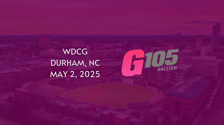 WDCG Durham, NC (G105) | Hourly Station ID & Jingle | May 2, 2025