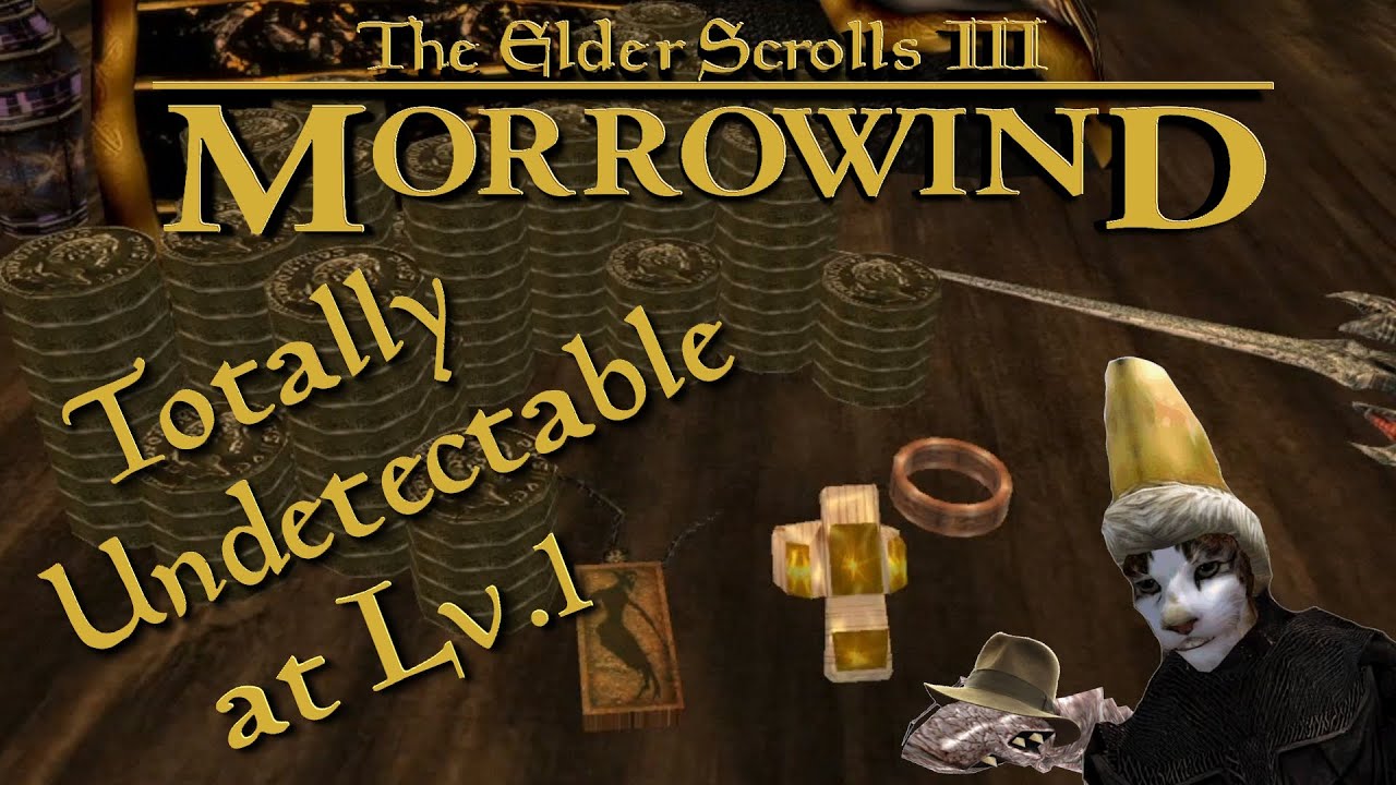 Undetectable at Lv1 Steal ANYTHING in Morrowind with the Amulet of