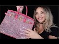 Asmr my birkin collection tapping  scratching