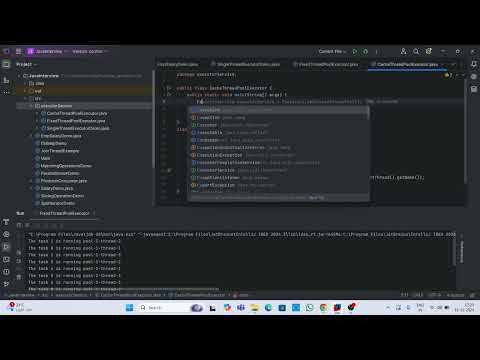 Executor Service || Cache Thread Pool Executor