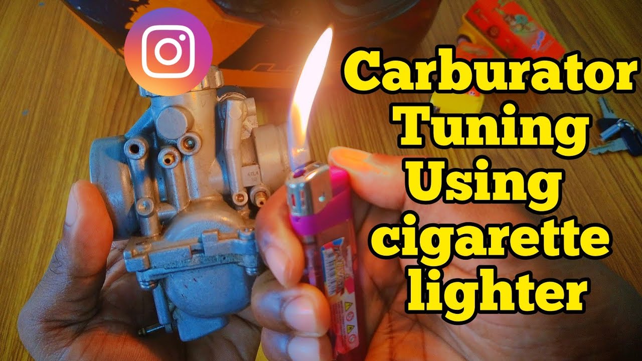 Carburetor Tuning with 🚬cigarette lighter.😁Mikuni VM 22&VM 20.🙃🙃 YouTube
