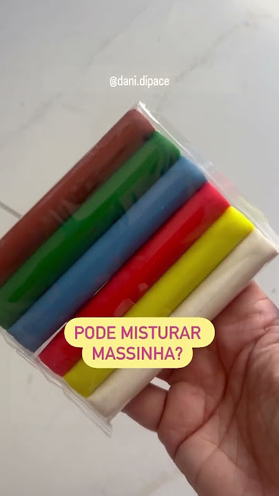 Pode misturar massinha?