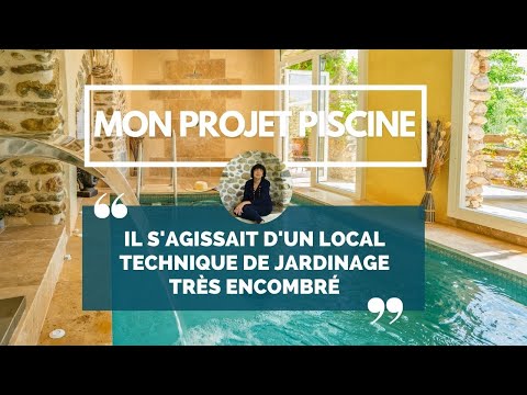 Construction de piscine intérieure de maison en béton - Diffazur