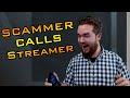 HILARIOUS! Scammer Calls Twitch Streamer LIVE