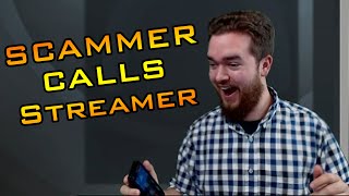 Details HILARIOUS! Scammer Calls Twitch Streamer LIVE Guide