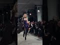 Summer Dirx revived the 2000s STOMP! 👠🔥 #Shorts #SummerDirx #NYFW #model #runway #shortsfeed #fyp