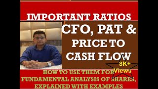 What is CFO/PAT and Price to Cash Flow RATIO in Share Market 