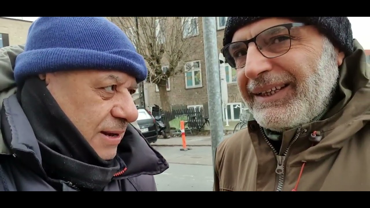 الدنمارك جنازة الحاج خالد سويلم ابو الوليد ٨٥فلسطيني الأصل وجنازة جزائري  حاج مرزوقي ٨٤ رحمهم الله 