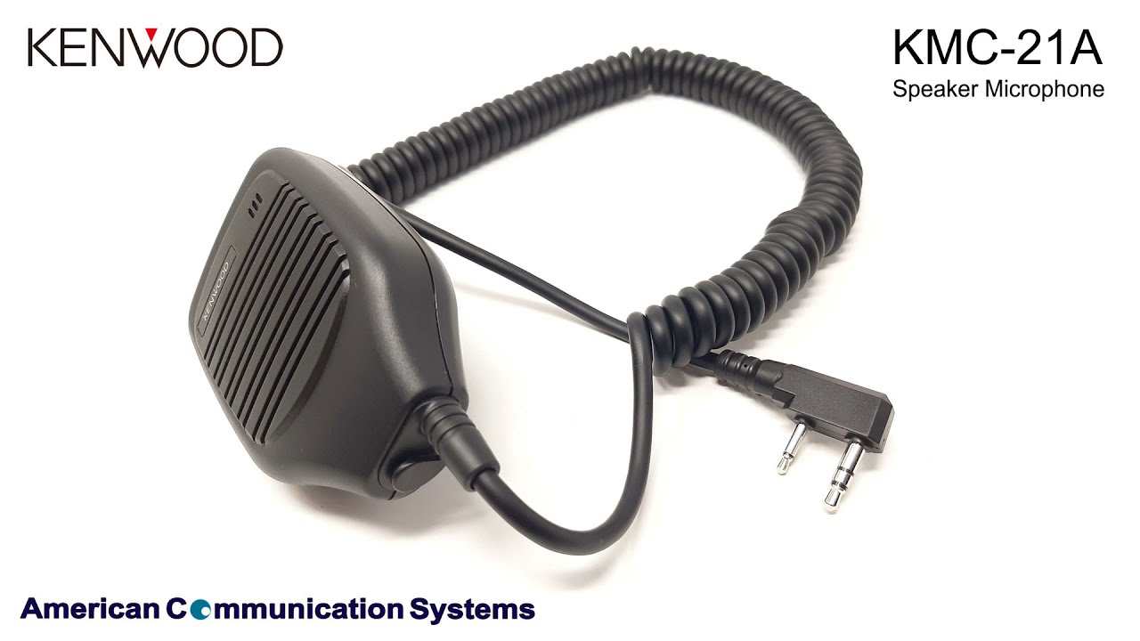 Kenwood KMC-21 Speaker Microphone with 2-pin Connector