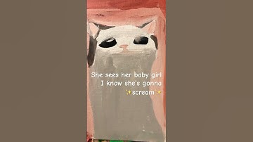 Pop cat painting #popcat #meme