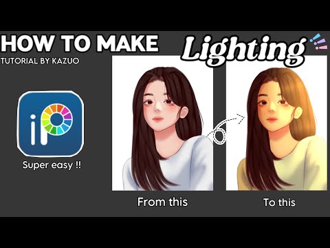 [ Tutorial ] How to make lighting ✨ || Super easy || Ibis paint x