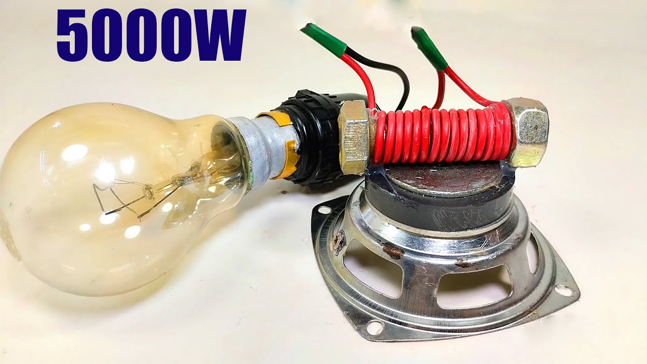 Get 220v Free Energy Generator use pvc cable II @Maker10M - YouTube
