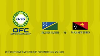 LIVE | OFC U-16 Men's Championship 2026 | 3rd Place | Solomon Islands vs Papua New Guinea screenshot 1